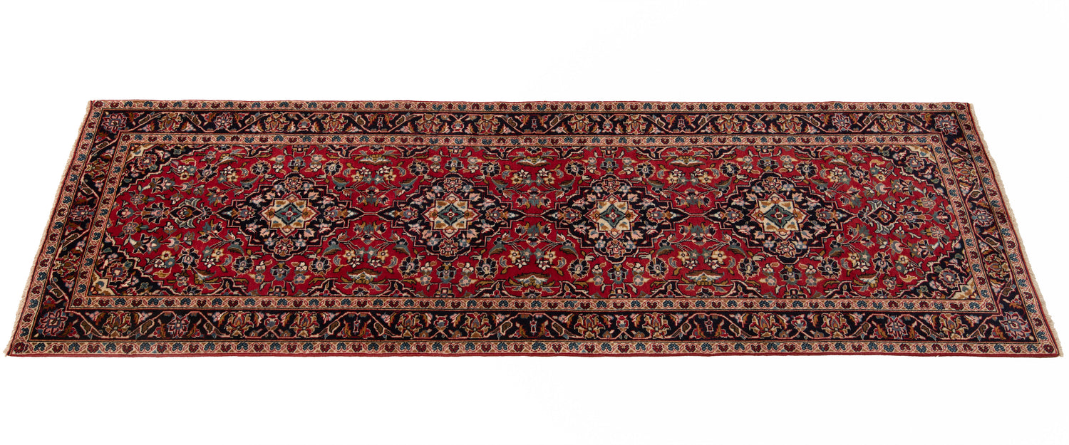 Alfombra persa Kashan | 297 x 87 cm