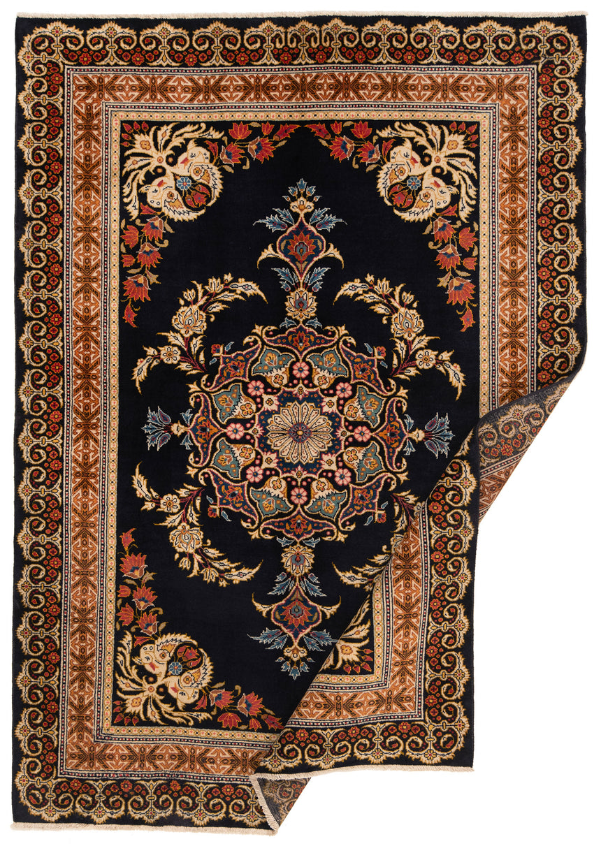 Alfombra persa Kashan | 204 x 141 cm