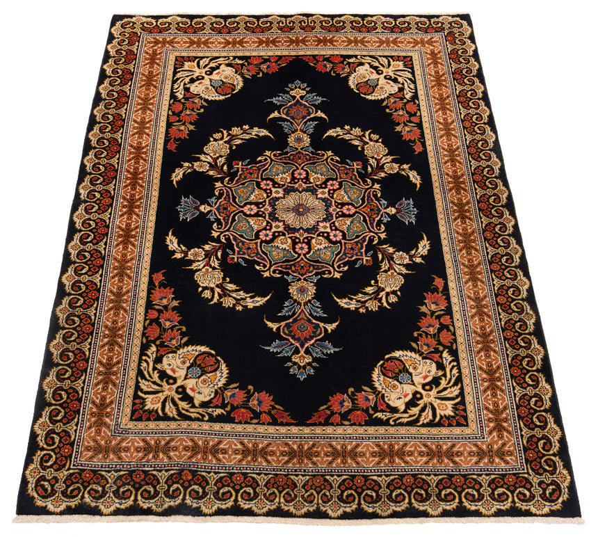 Alfombra persa Kashan | 204 x 141 cm