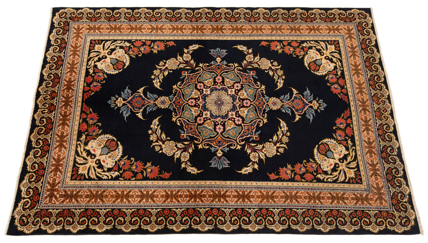 Alfombra persa Kashan | 204 x 141 cm