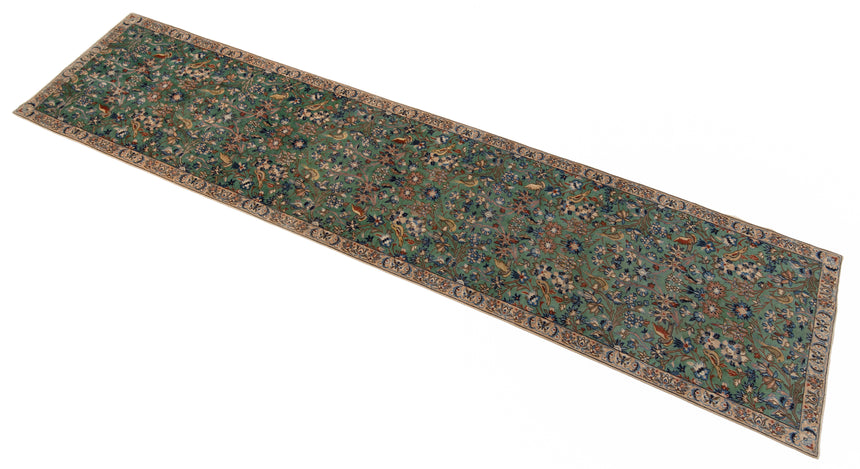 Alfombra persa Nain 9La | 385 x 85 cm