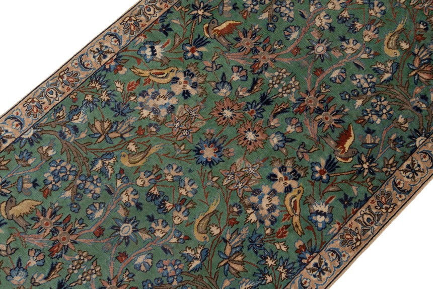 Alfombra persa Nain 9La | 385 x 85 cm