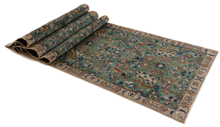 Alfombra persa Nain 9La | 385 x 85 cm