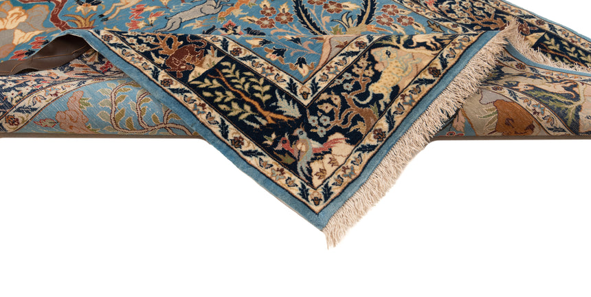 Alfombra persa de Isfahán | 112 x 78 cm