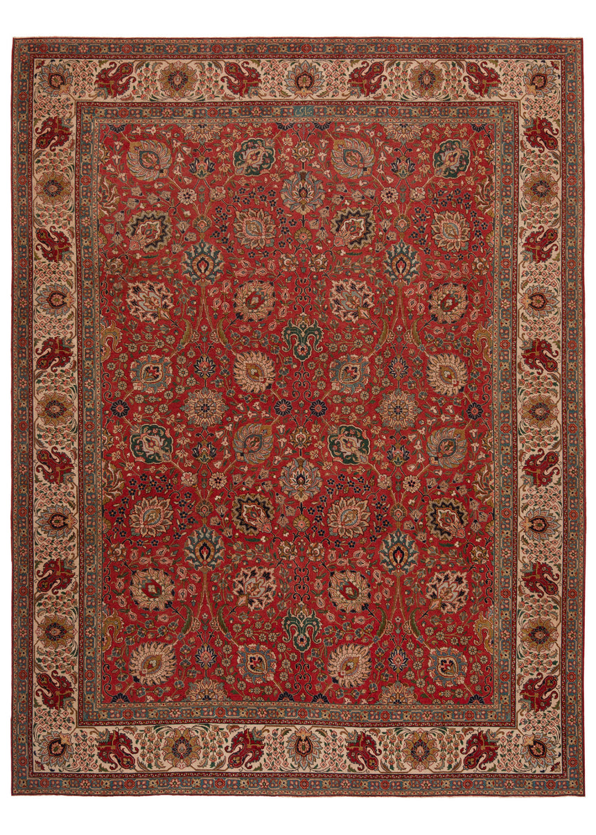 Alfombra persa Tabriz Patina | 396 x 299 cm