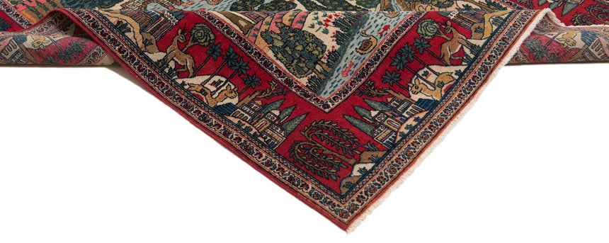 Alfombra persa Kashan | 206 x 133 cm