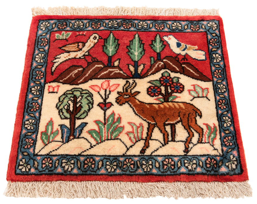 Alfombra persa Sarough | 32 x 42 cm