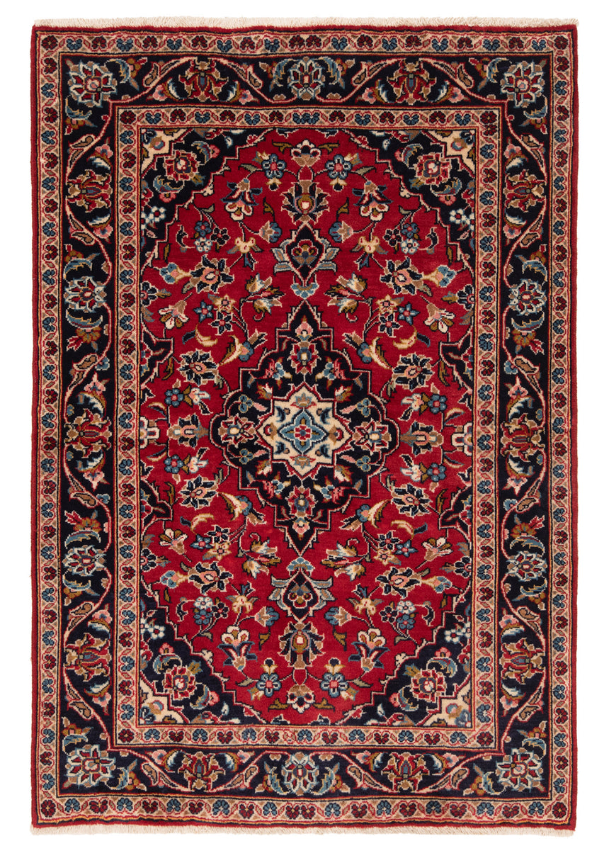 Alfombra persa Kashan | 147 x 100 cm