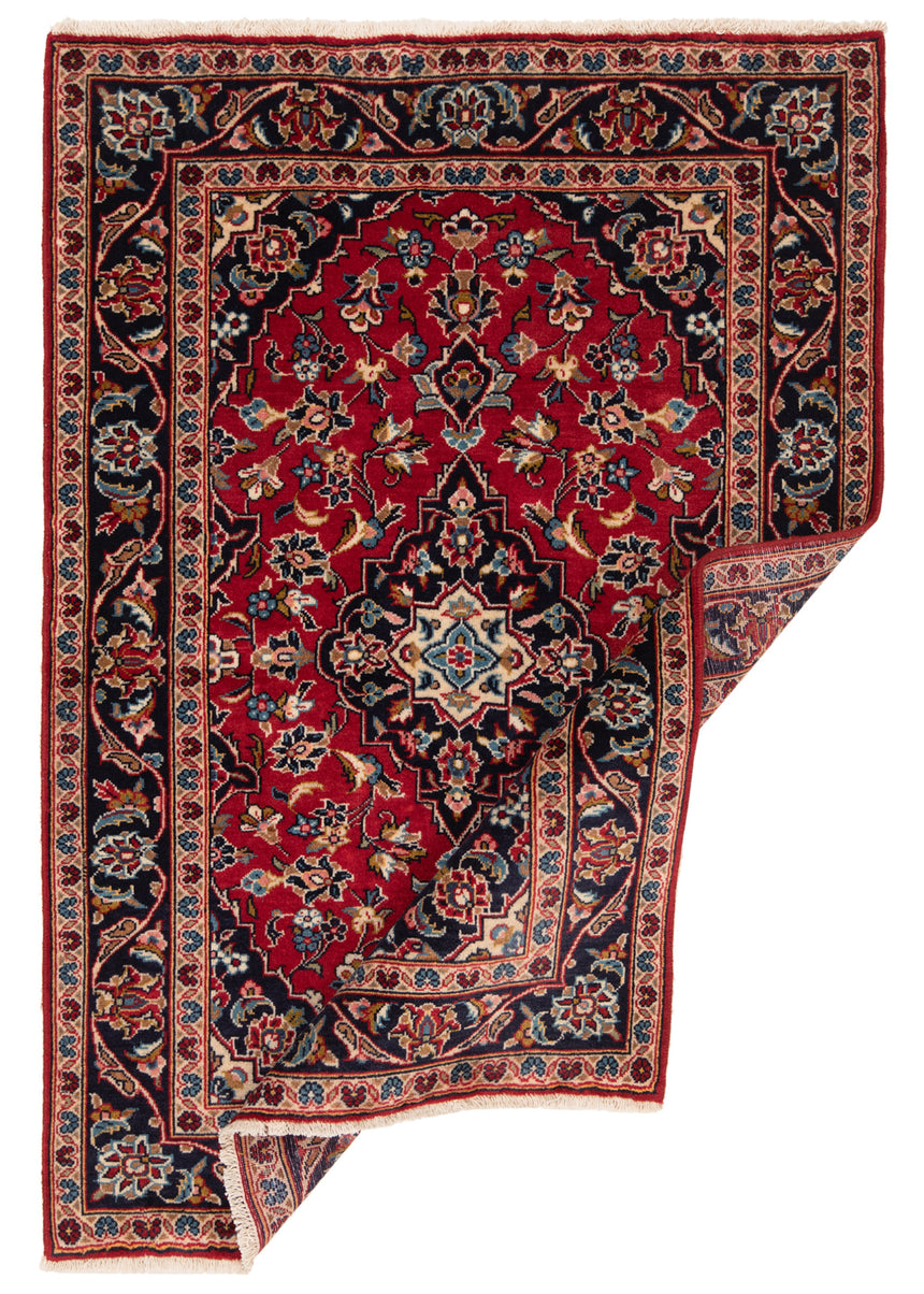 Alfombra persa Kashan | 147 x 100 cm