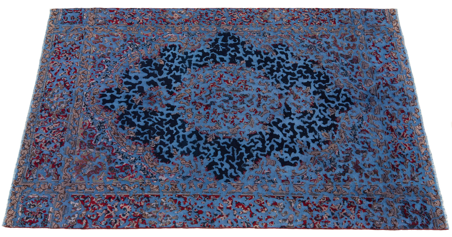 Alfombra vintage con relieve | 276 x 176 cm