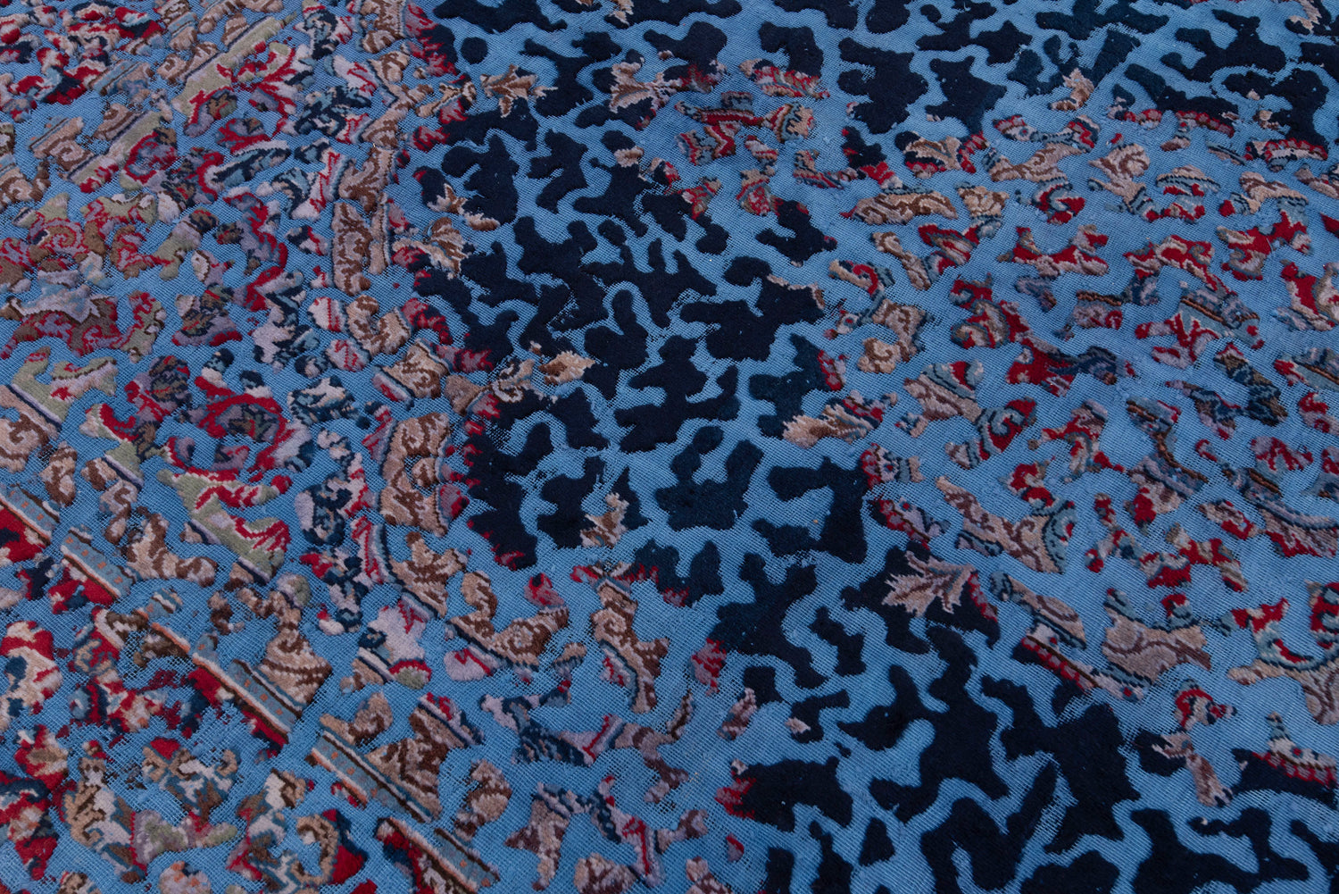 Alfombra vintage con relieve | 276 x 176 cm