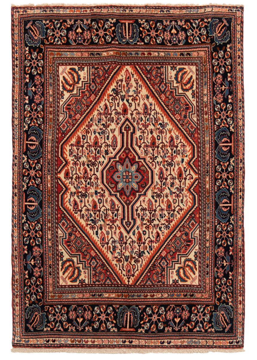 Alfombra persa Sarough | 155 x 104 cm