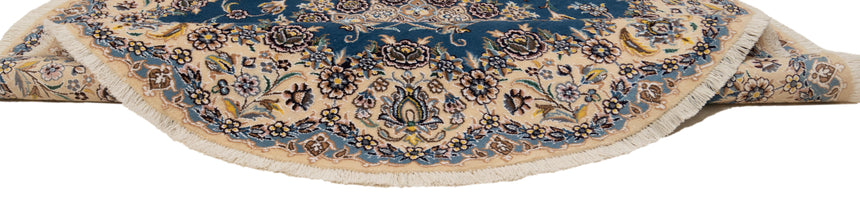 Alfombra persa Nain 9La | 143 x 143 cm