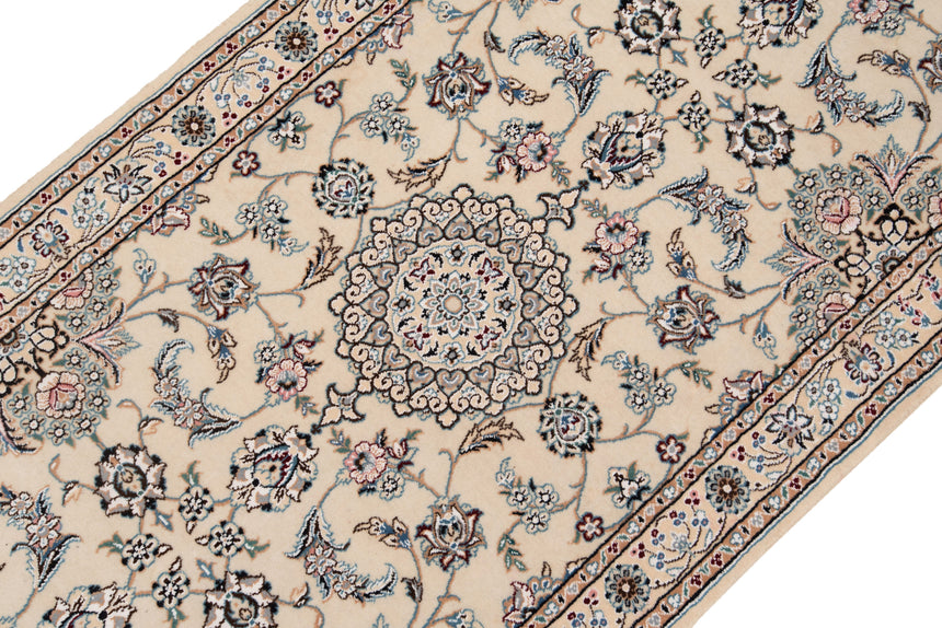 Alfombra persa Nain 9La | 315 x 98 cm