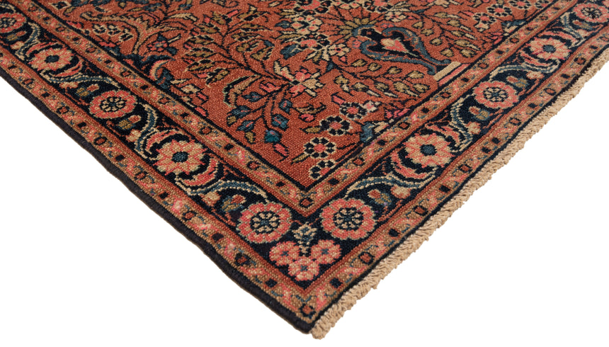 Alfombra persa Hamedan Patina | 406 x 81 cm