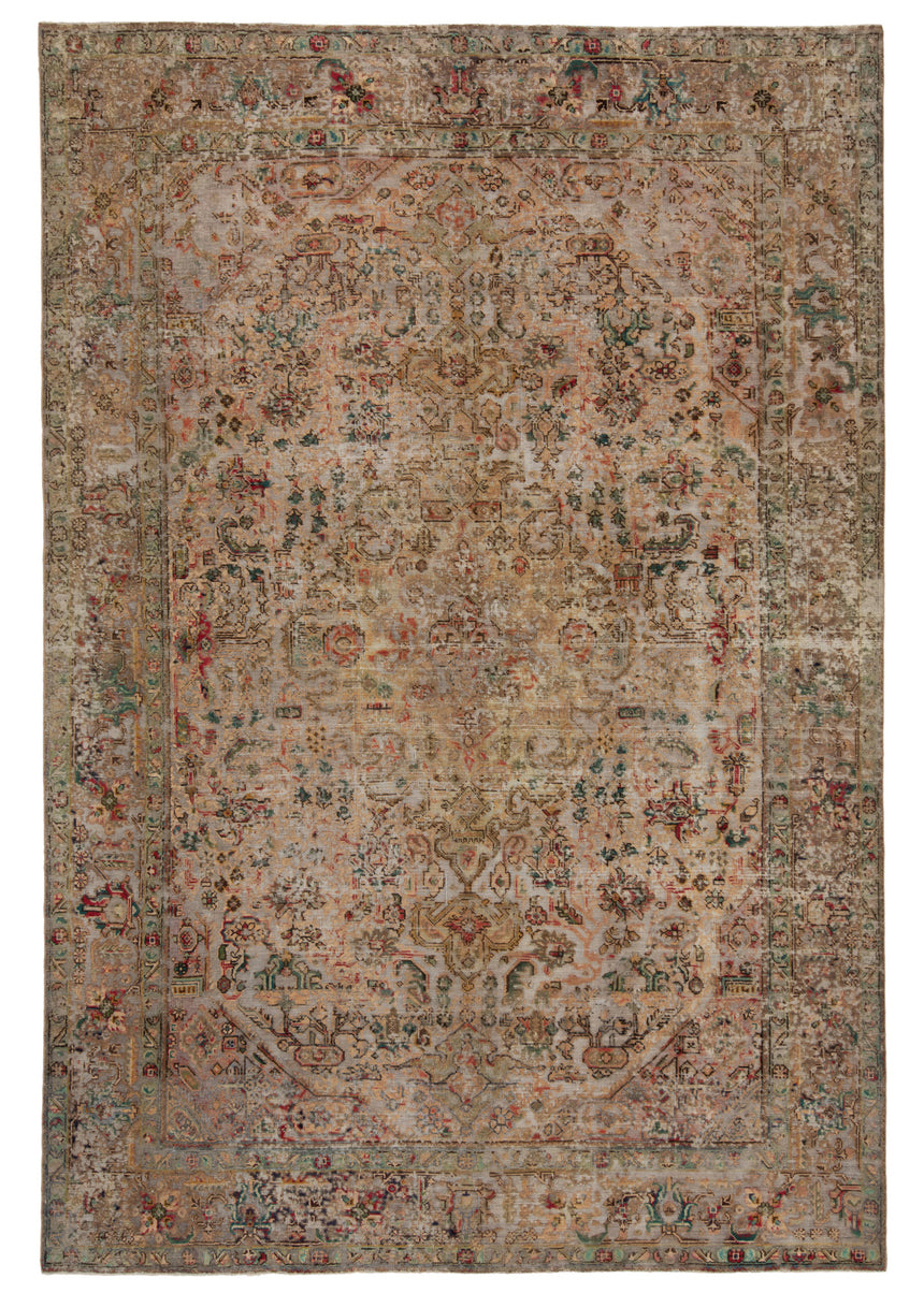 Alfombra de relieve vintage | 295 x 192 cm