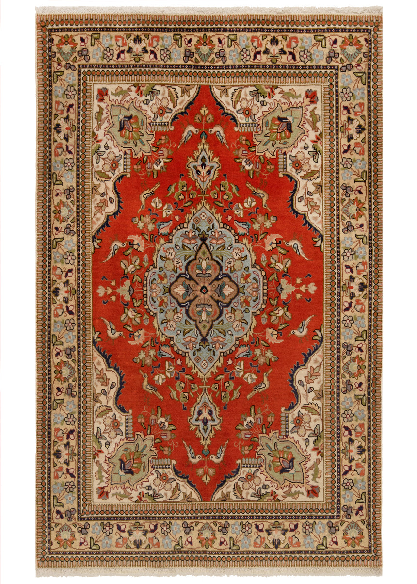 Alfombra persa Tabriz Tabatabai | 162 x 104 cm
