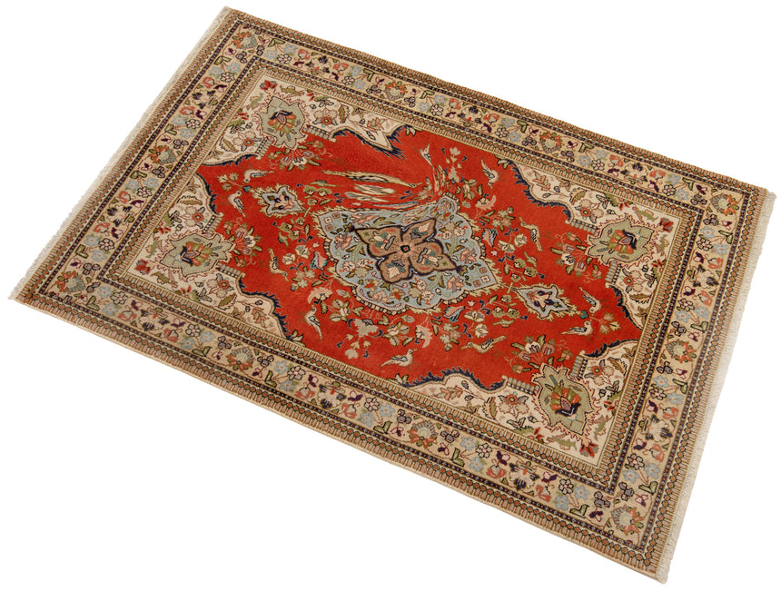 Alfombra persa Tabriz Tabatabai | 162 x 104 cm