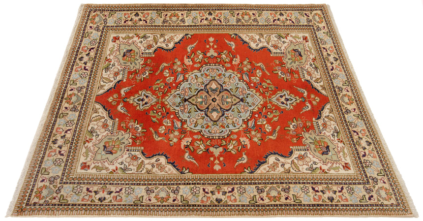 Alfombra persa Tabriz Tabatabai | 162 x 104 cm