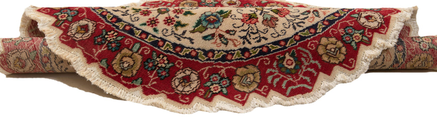 Alfombra persa Tabriz Patina | 87 x 87 cm