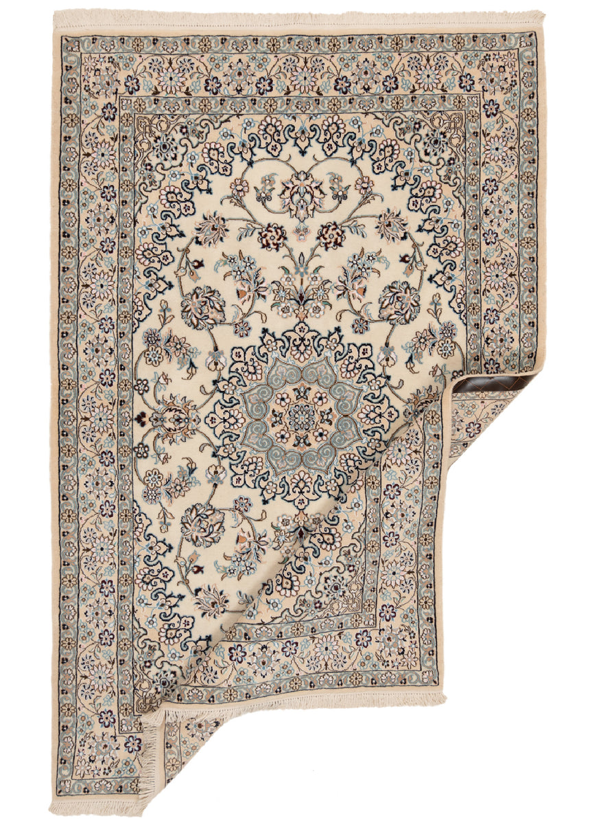 Alfombra persa Nain 9La | 190 x 124 cm