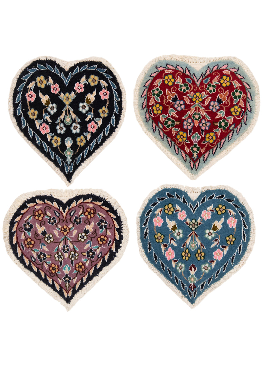 Alfombra persa Nain 9La | 35 x 30 cm