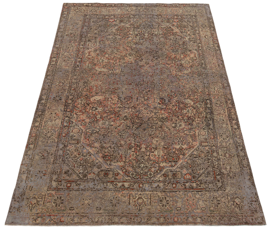 Alfombra de relieve vintage | 298 x 188 cm