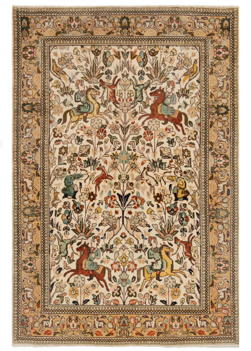 Alfombra persa Tabriz Tabatabai | 164 x 111 cm