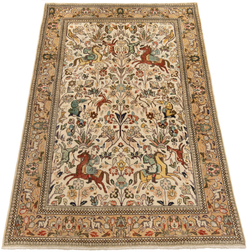 Alfombra persa Tabriz Tabatabai | 164 x 111 cm