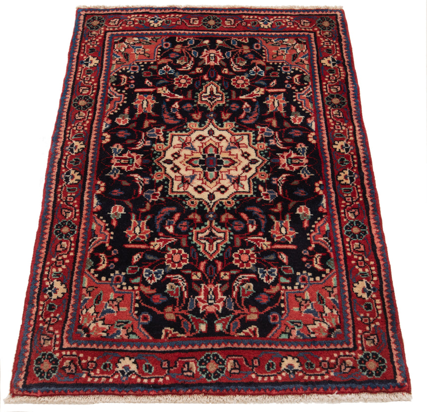 Alfombra persa Hamedan | 94 x 64 cm