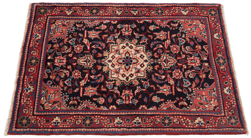 Alfombra persa Hamedan | 94 x 64 cm