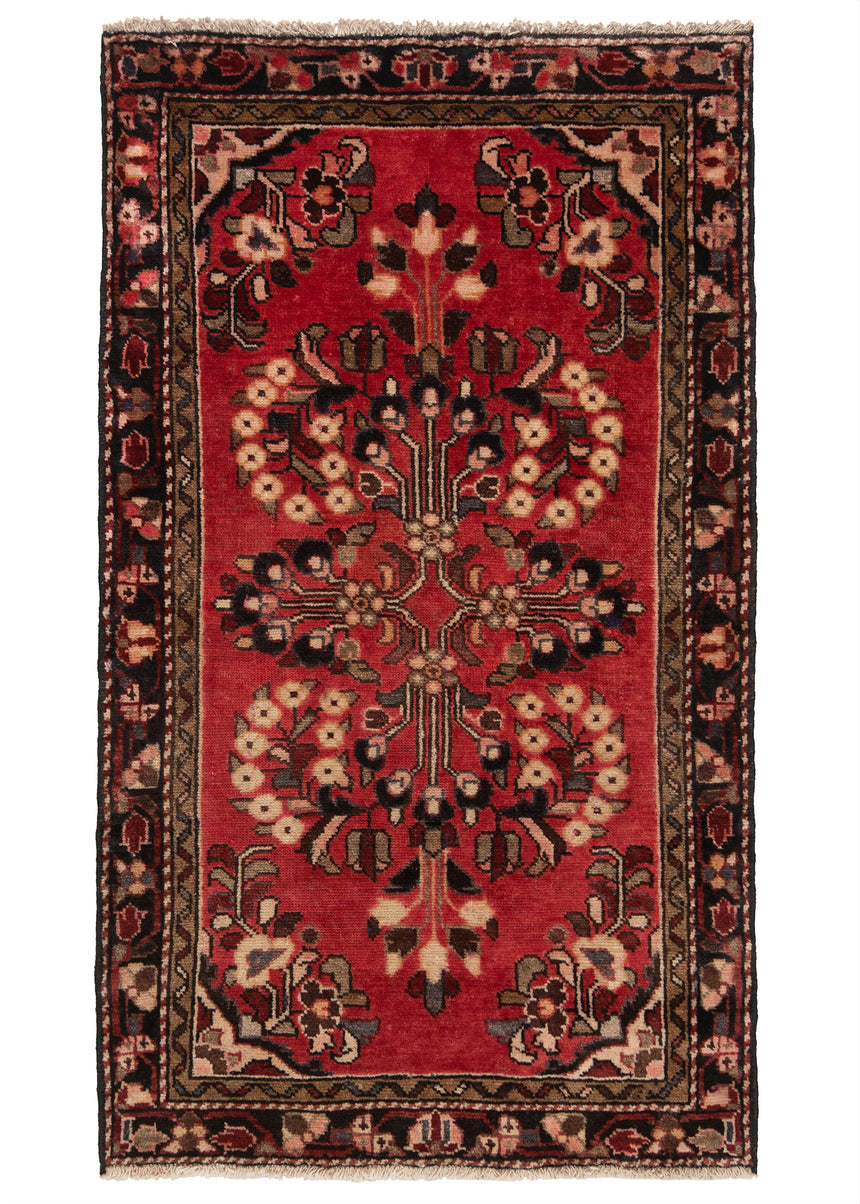 Alfombra persa Hamedan | 117 x 69 cm