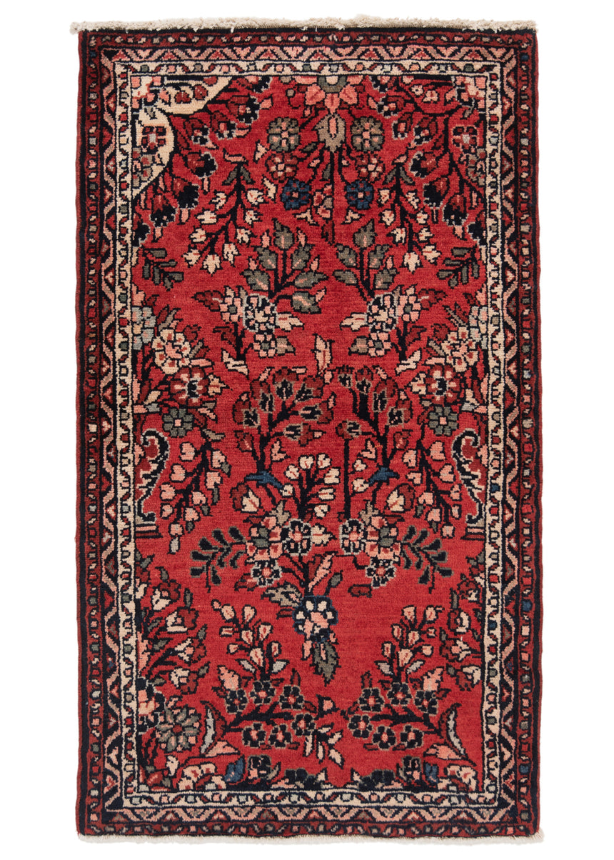 Alfombra persa Hamedan | 104 x 60 cm