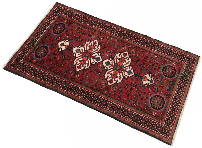 Alfombra persa Hamedan | 135 x 77 cm