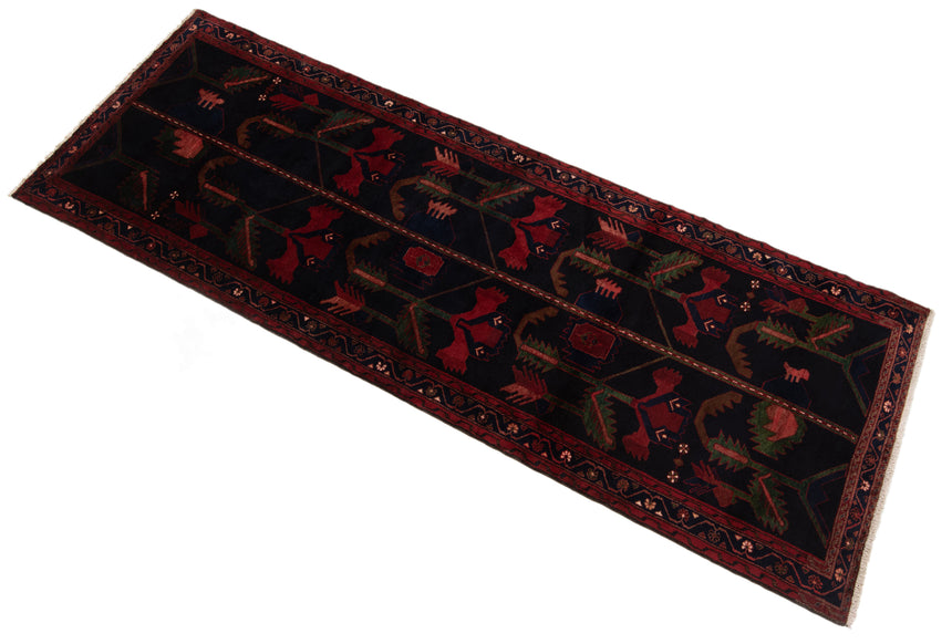 Alfombra persa Hamedan | 305 x 105 cm