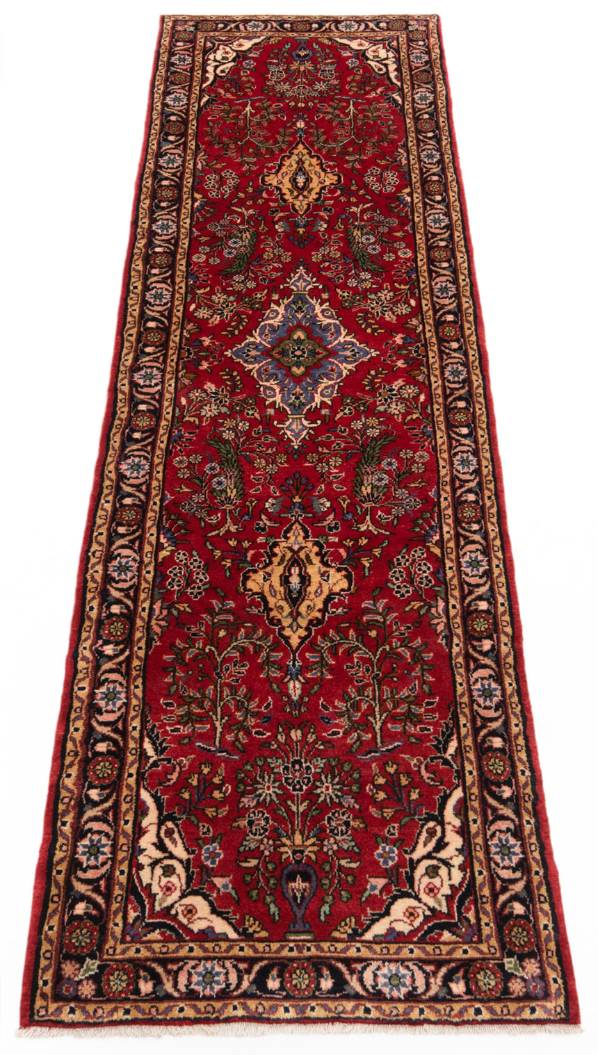 Alfombra persa Hamedan | 303 x 81 cm