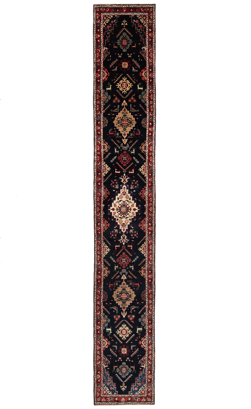 Alfombra persa Hamedan | 590 x 90 cm