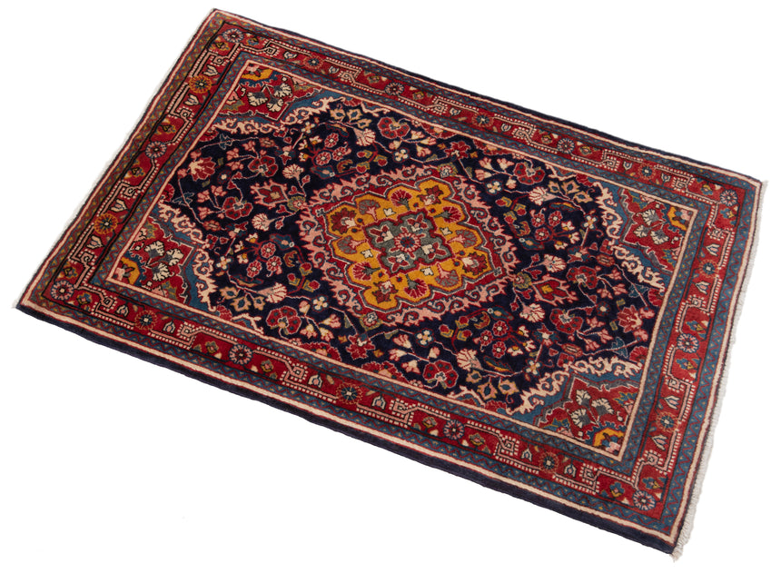 Alfombra persa Hamedan | 108 x 70 cm