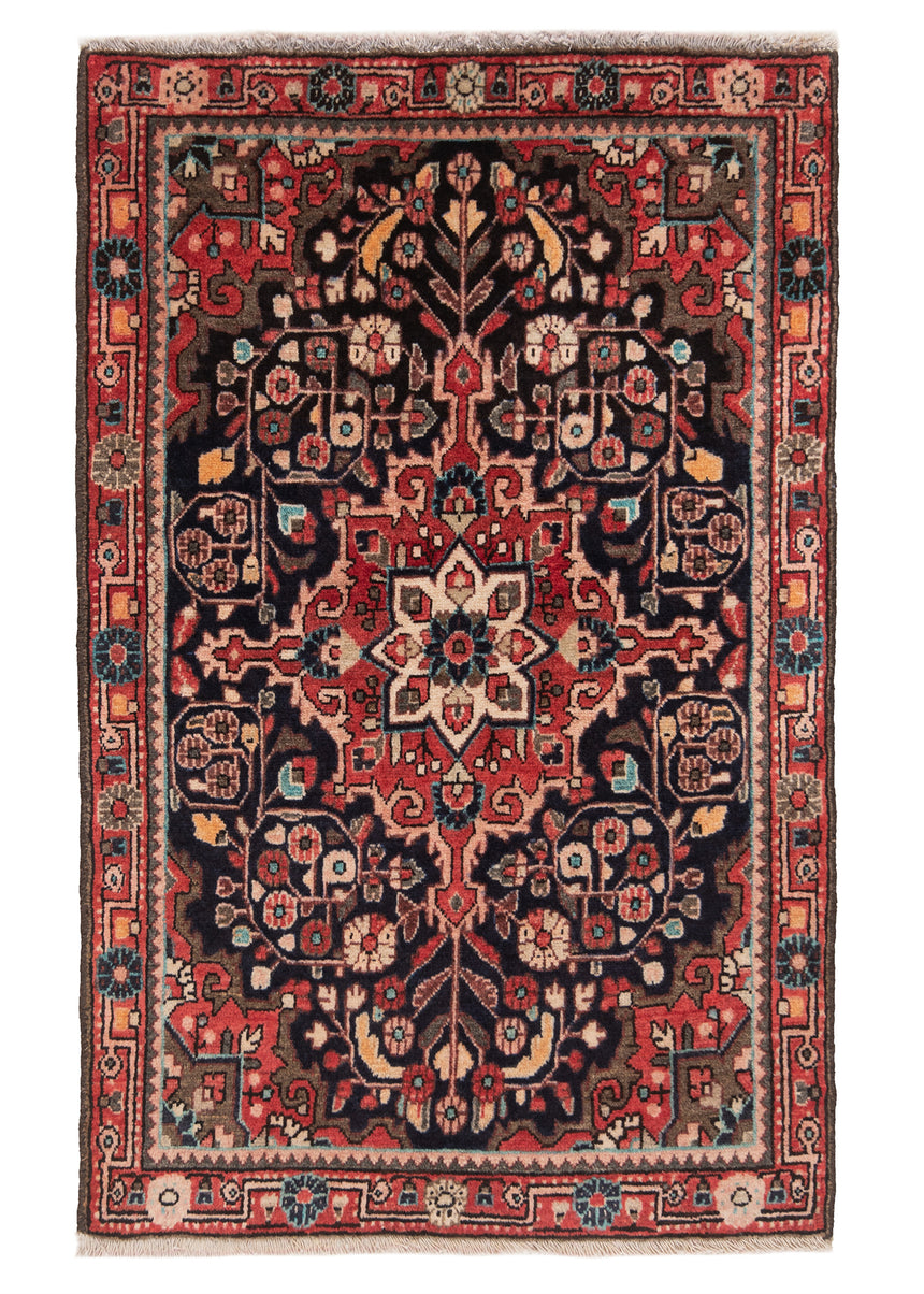 Alfombra persa Hamedan | 93 x 58 cm