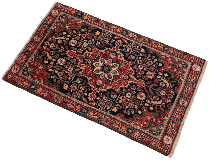 Alfombra persa Hamedan | 93 x 58 cm