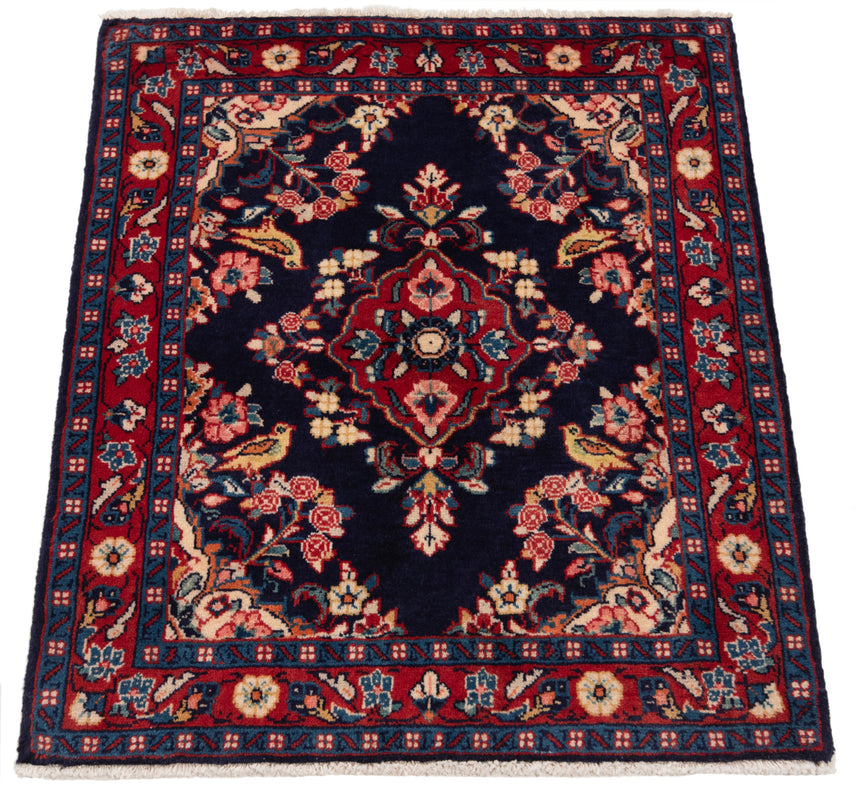 Alfombra persa Hamedan | 80 x 70 cm