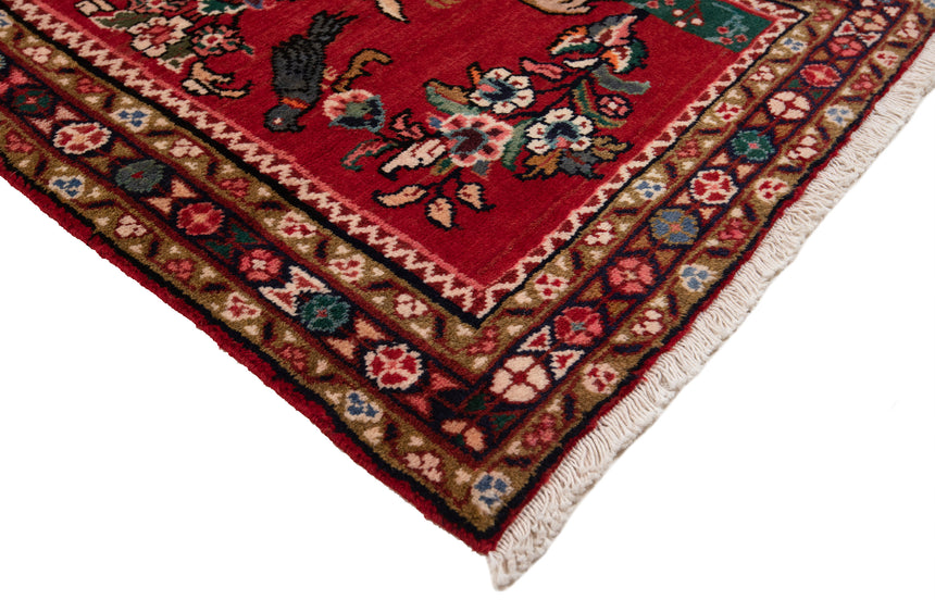 Alfombra persa Hamedan | 88 x 63 cm