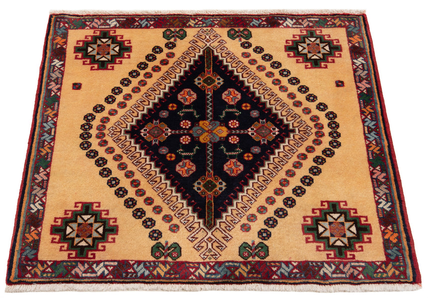 Alfombra persa Shiraz | 60 x 69 cm