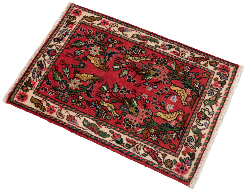 Alfombra persa Hamedan | 72 x 50 cm