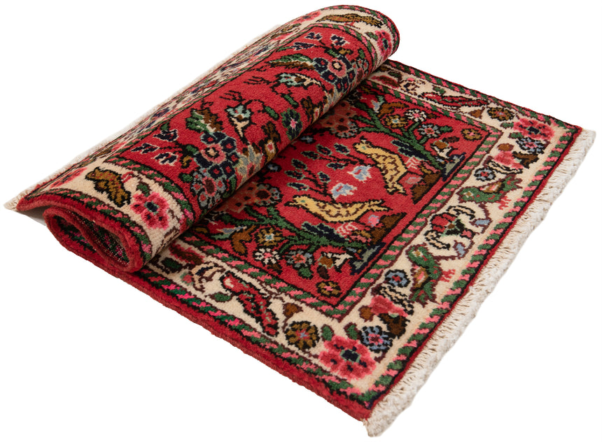 Alfombra persa Hamedan | 72 x 50 cm