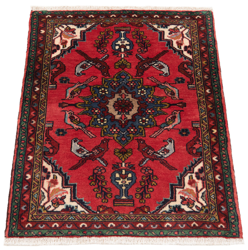 Alfombra persa Hamedan | 80 x 66 cm