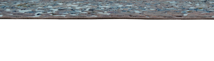 Alfombra vintage con relieve | 385 x 74 cm