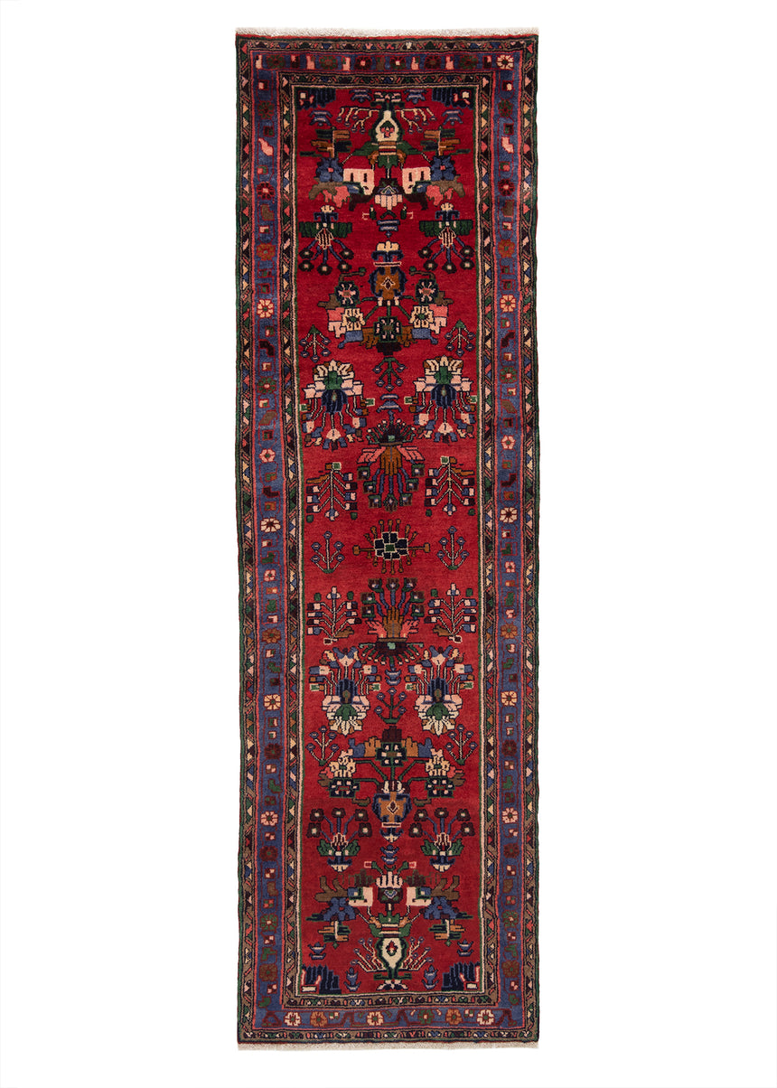 Alfombra persa Hamedan | 278 x 81 cm