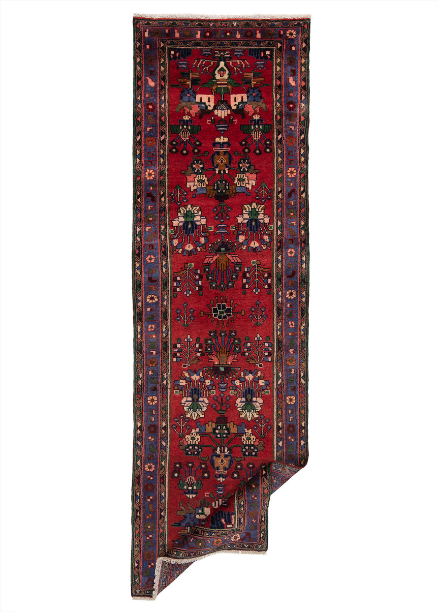 Alfombra persa Hamedan | 278 x 81 cm