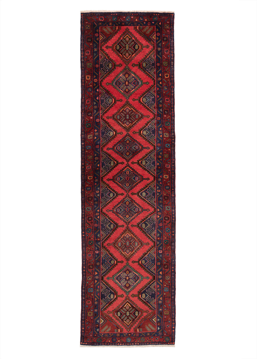 Alfombra persa Hamedan | 302 x 77 cm
